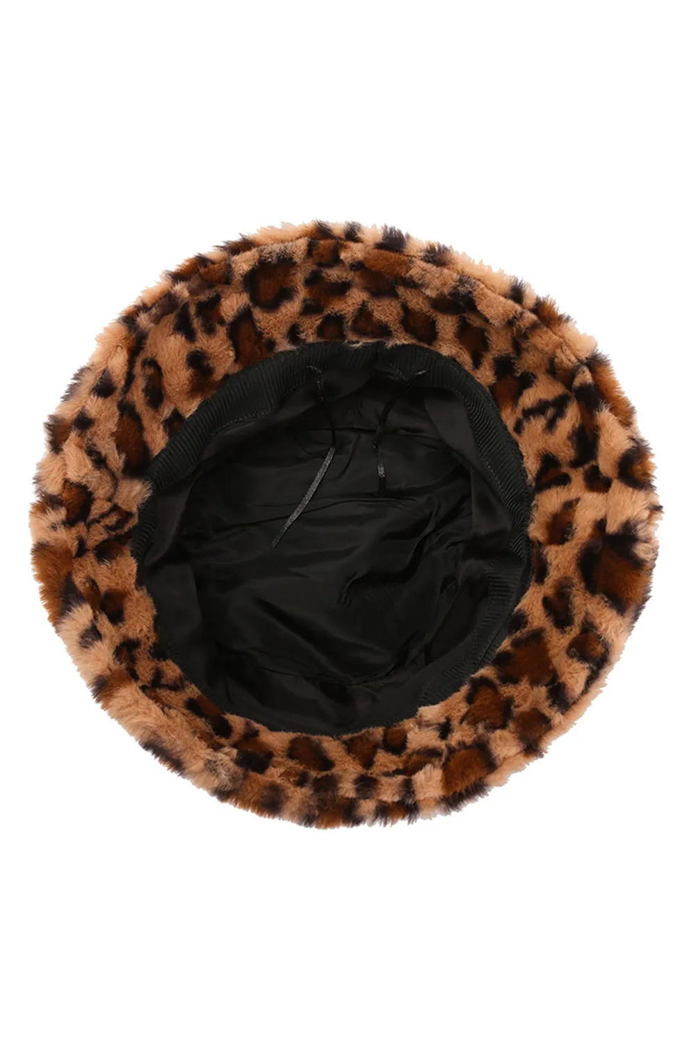 Thai Curry Leopard Print Plush Winter Hat